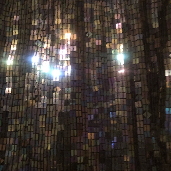 Vintage Sequined/Silk Dress, size 10. - Picture 3 of 4